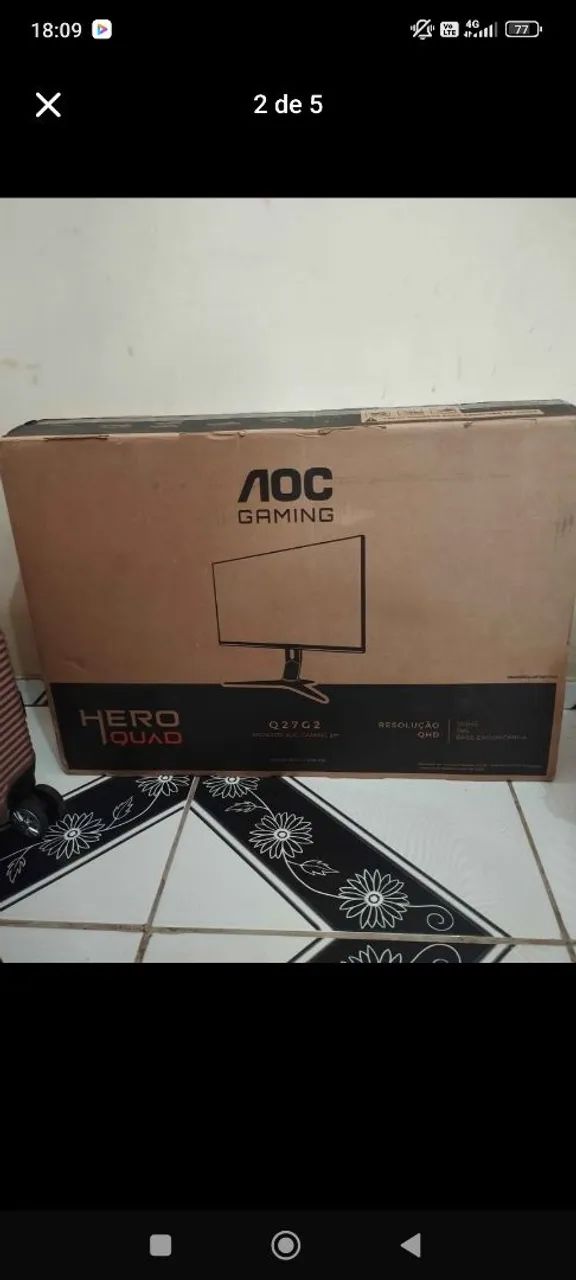 Monitor gamer AOC 27 polegadas 2k 155hz - Foto 4