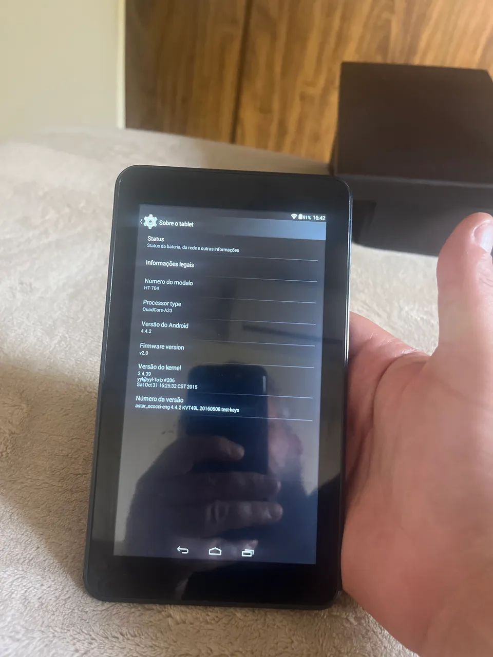 Tablet How Max Quad HT-704 Antigo - Android 4.4.2 - Foto 2