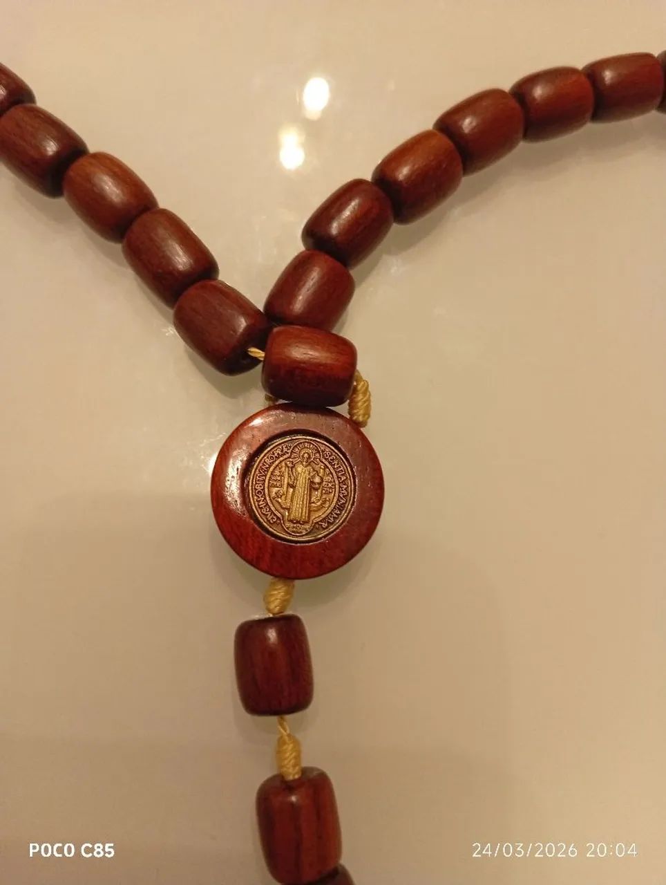 Terço com medalha de são bento  - Foto 5