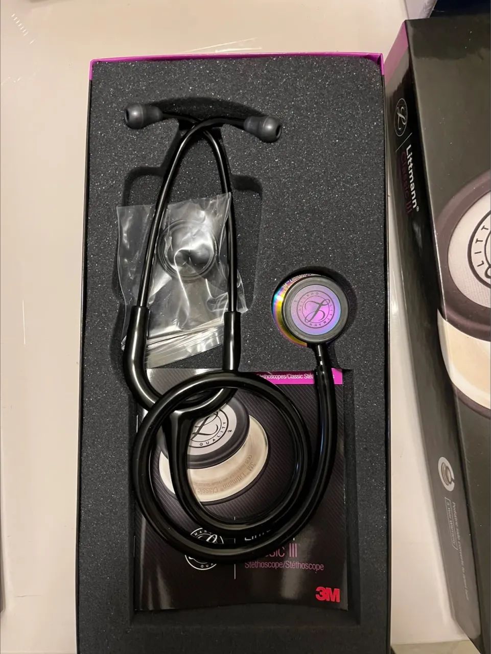 Estetoscópio 3M? Littmann® Classic III? Black Rainbow (Modelo 5870) - Foto 4