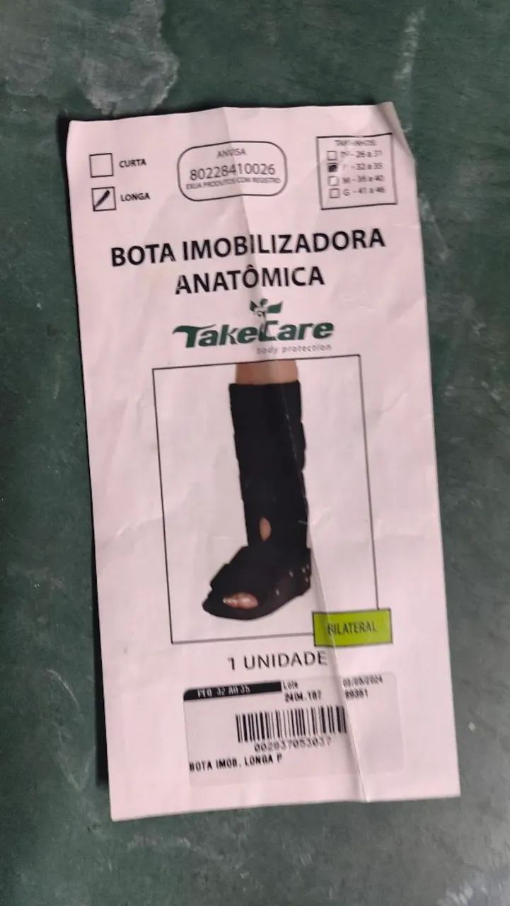 Bota ortopédica 