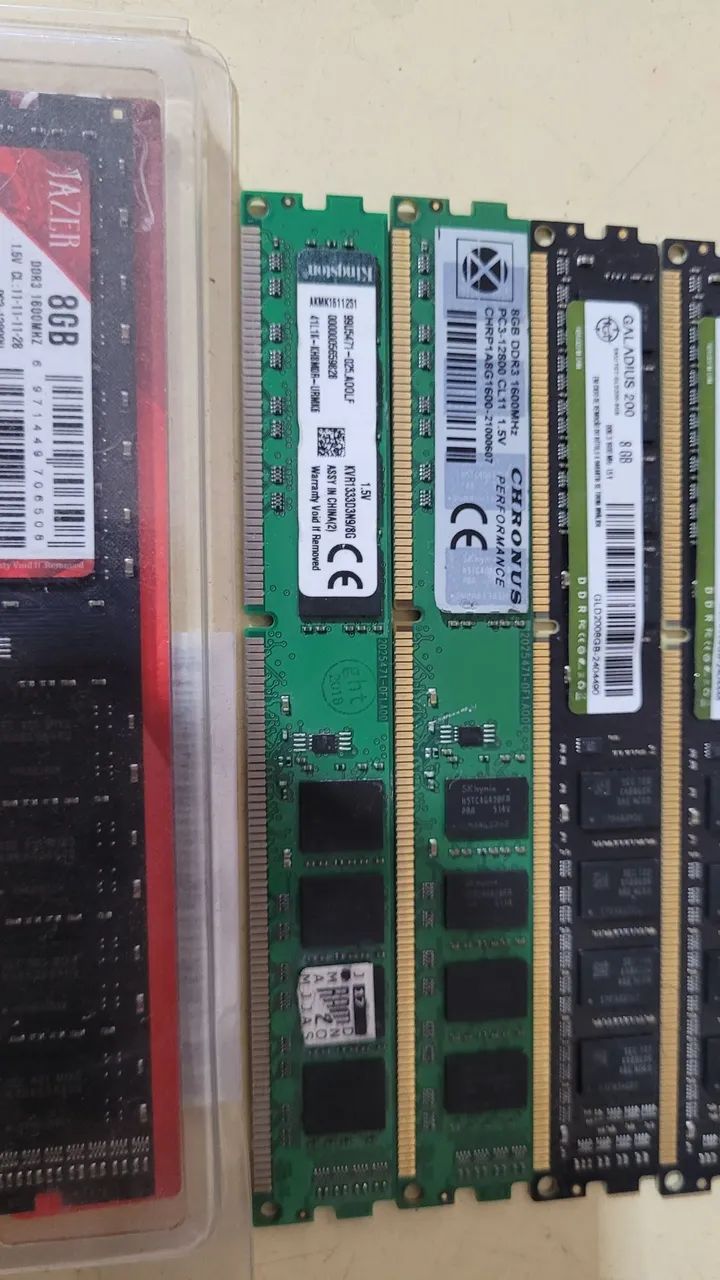 Memória RAM DDR3 8 GB 1600 MHz - Foto 2