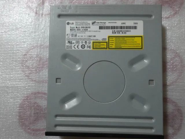 Leitor e Gravador CD/DVD Super Multi LG GSA-4165B HL Data Storage IDE - Foto 4