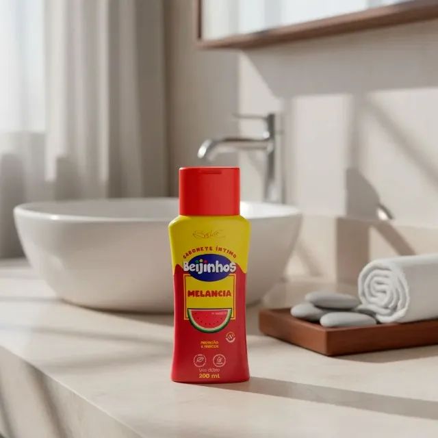 Sabonete Íntimo Beijinho Melancia Belkit 200 ml - CM0027 - Foto 5