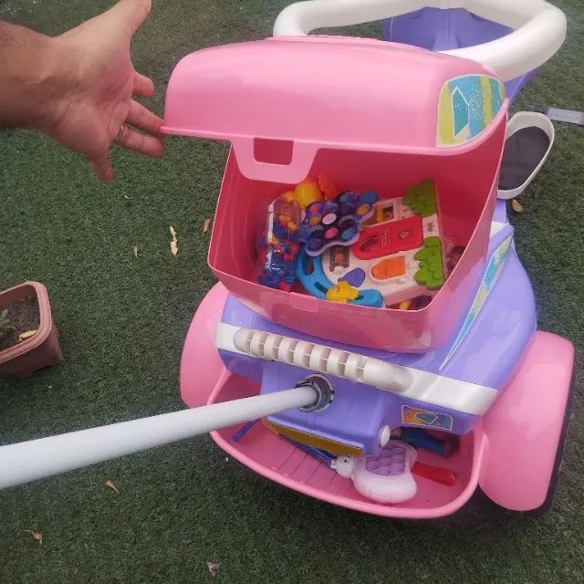 Moto infantil modelo classico com bau - Foto 3