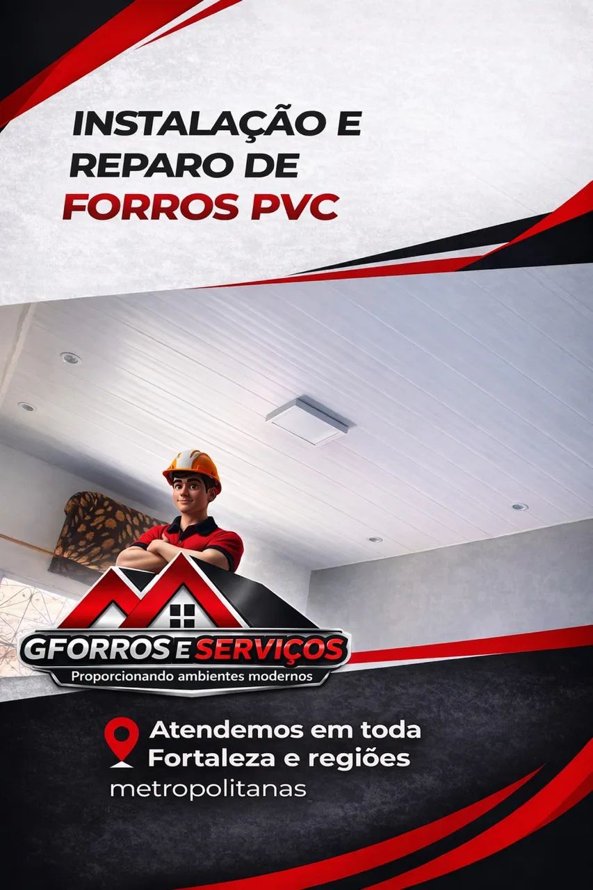 FORRO PVC EM FORTALEZA | INSTALAÇÃO + MATERIAL