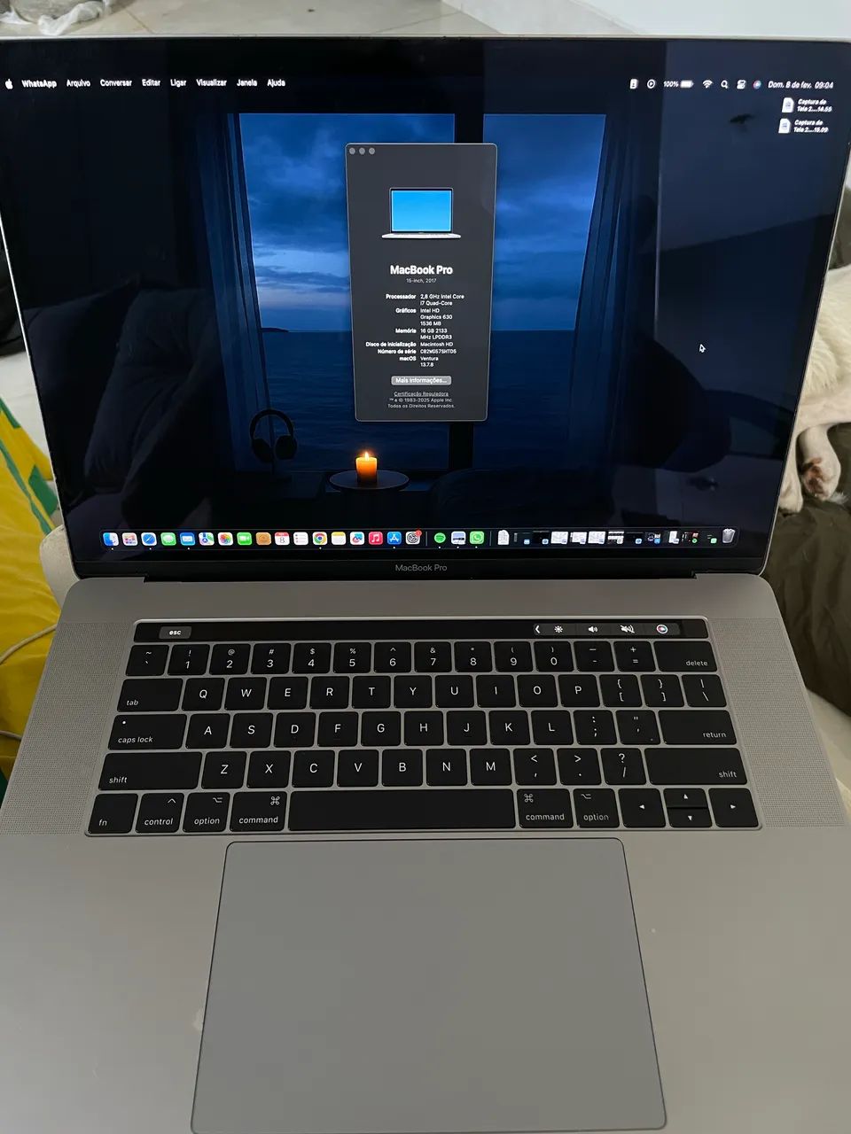 MacBook Pro 15? 2017 | i7 2.8GHz | 16GB RAM | Excelente estado