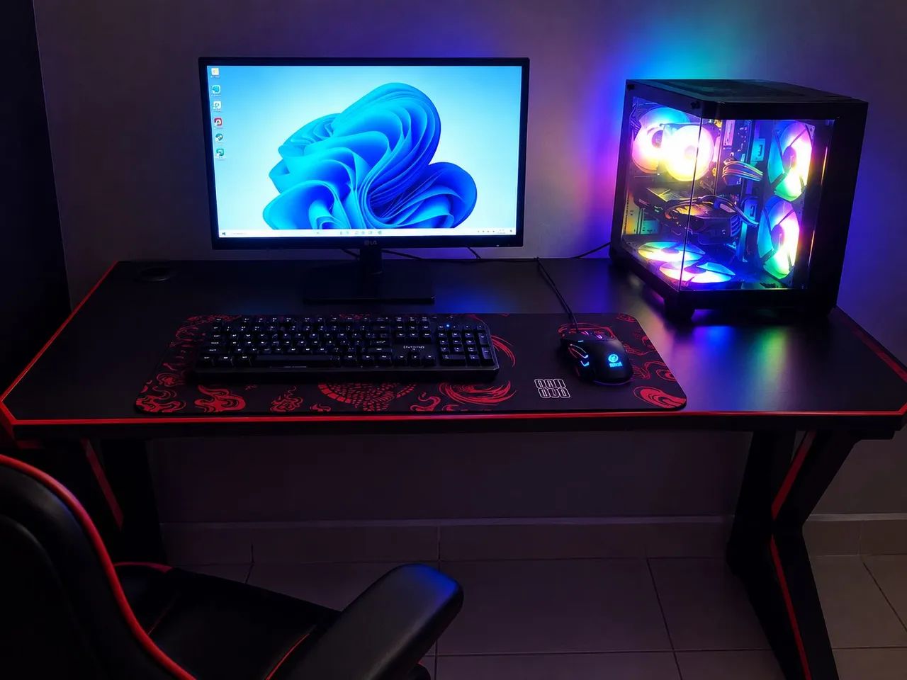 PC gamer Ryzen 7 com acessórios  - Foto 3