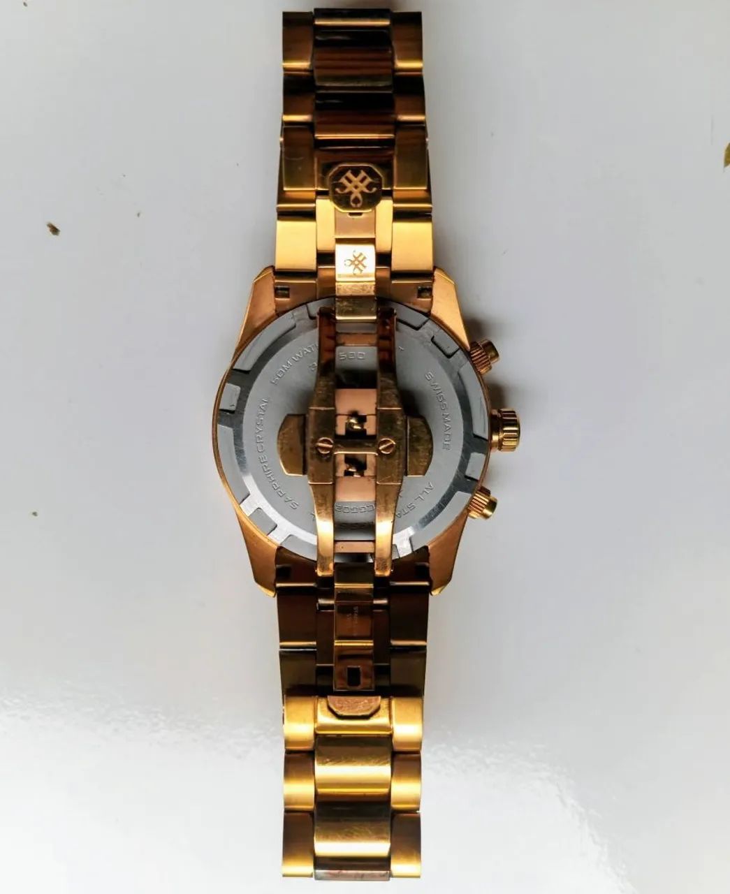 Relógio Jaguar Dourado Fases da Lua  - Foto 4