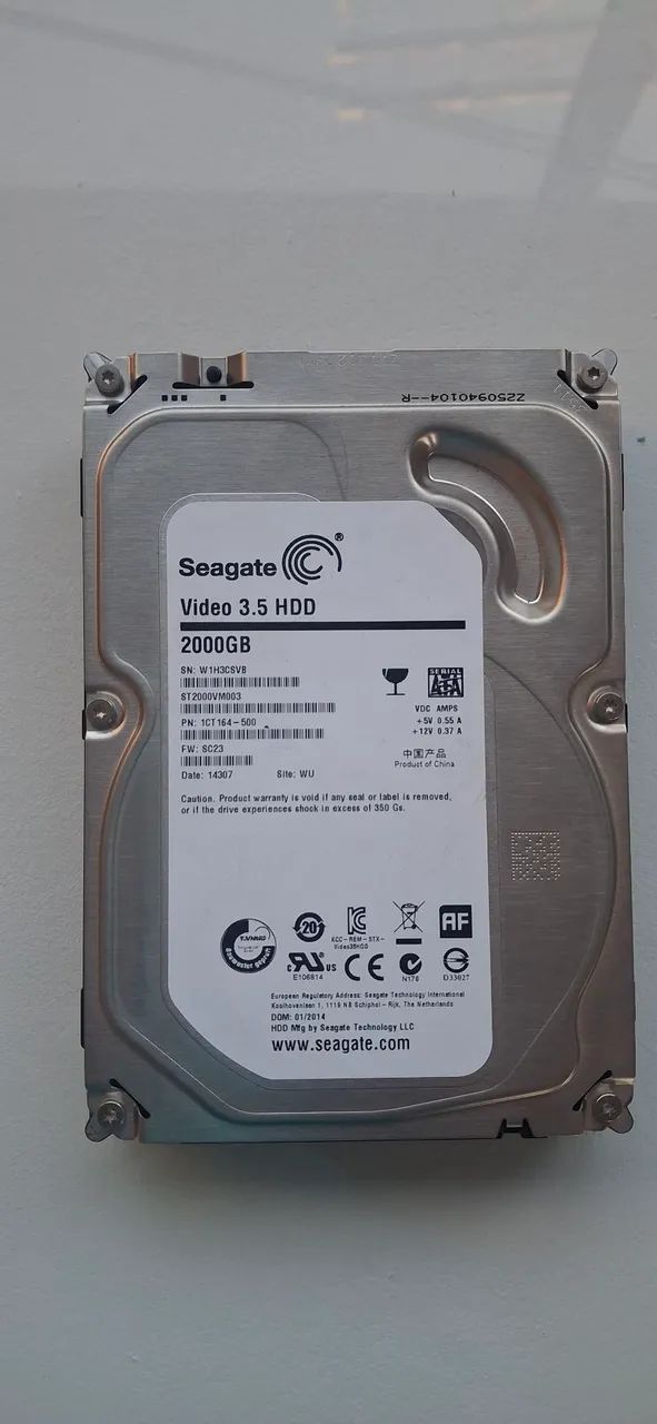Hd seagate 2tb