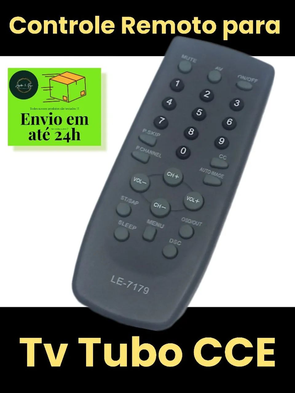 Controle remoto para tv CCE 