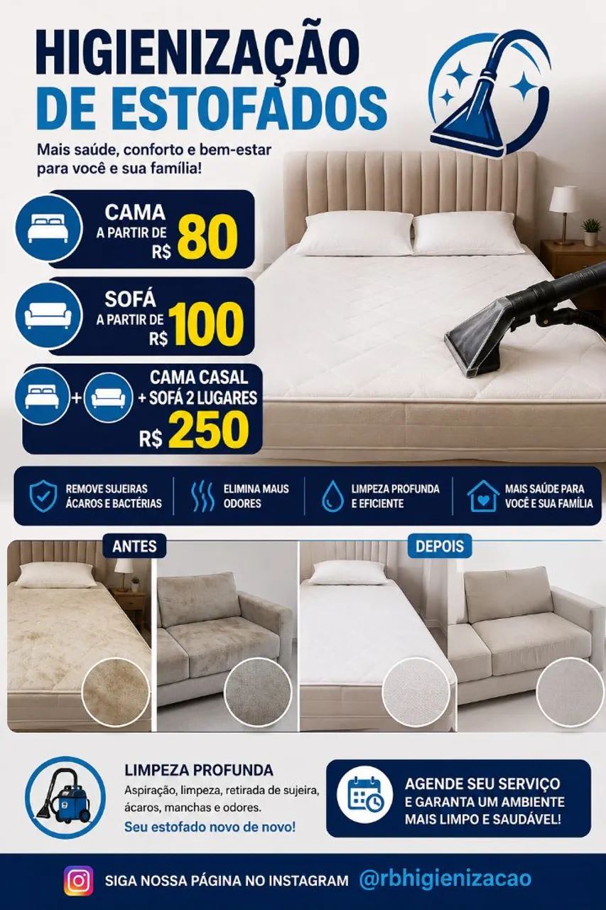 Higienização de estofados  - Foto 2