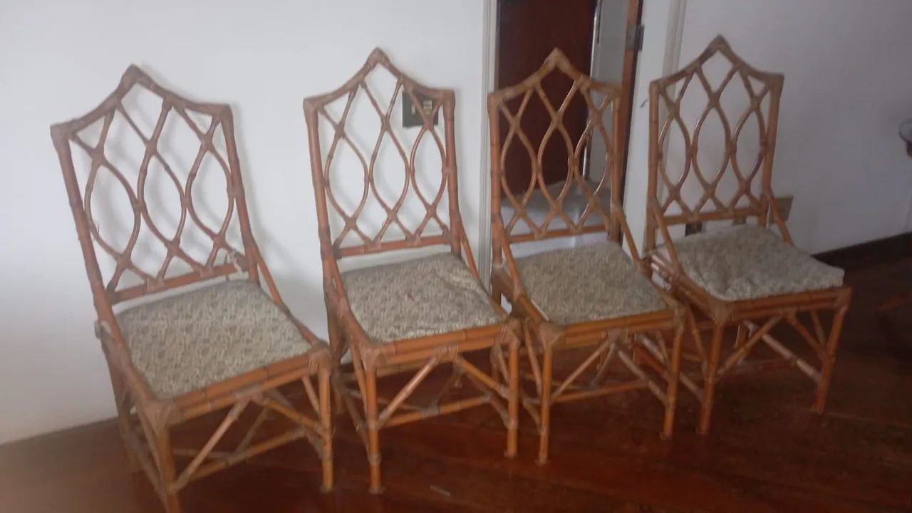 Mesa vidro e bambu  - Foto 2