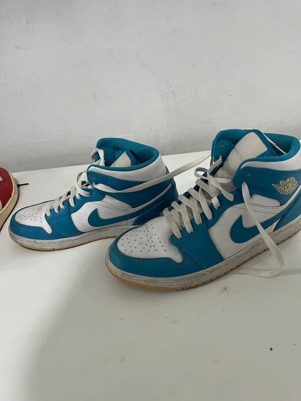 Air jordan mid azul-turquesa  - Foto 3