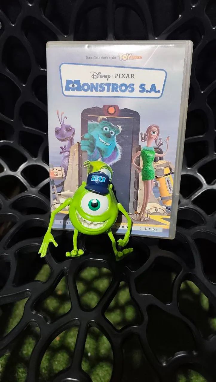 Boneco Mike Wazowski - Monstros S.A. + DVD de Brinde