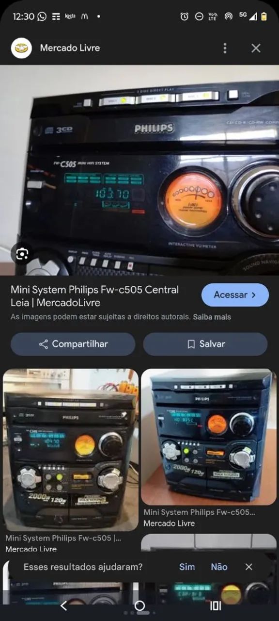 Mini system Philips FW-C505