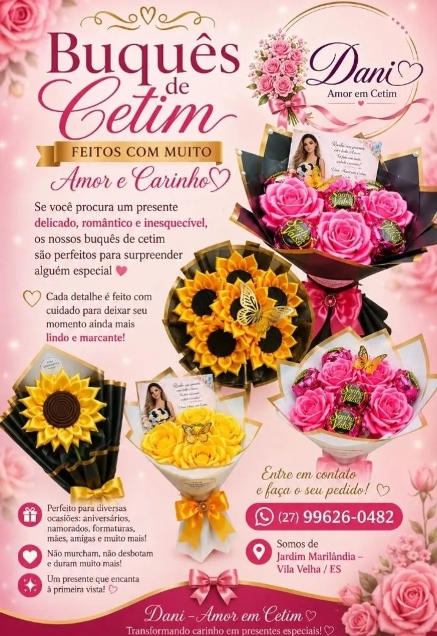 Buquê de Cetim  - Foto 2