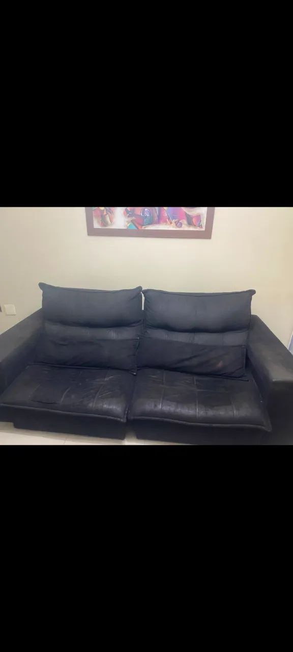 Vendo sofá retrátil $450 reais   - Foto 4