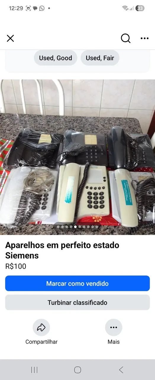 Aparelhos de telefone Siemens.   - Foto 3