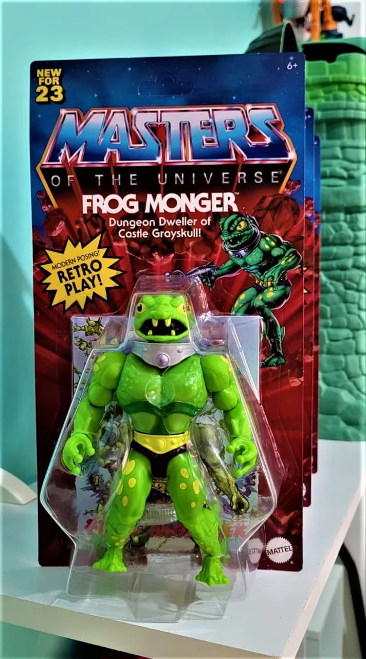 He-man FROG MONGER ORIGINS IMPORTADO