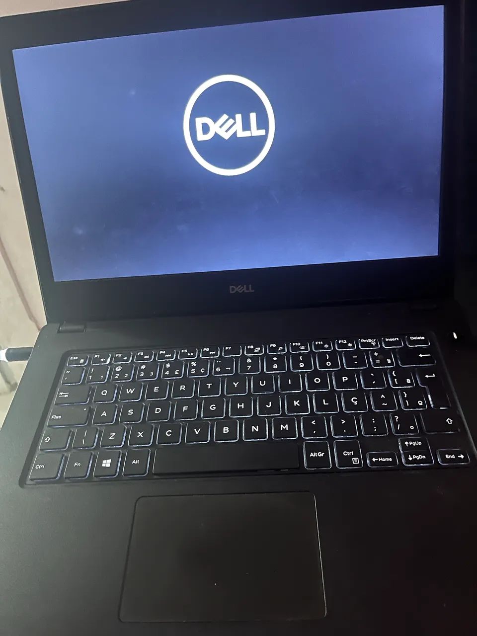 Notebook Dell com defeito 