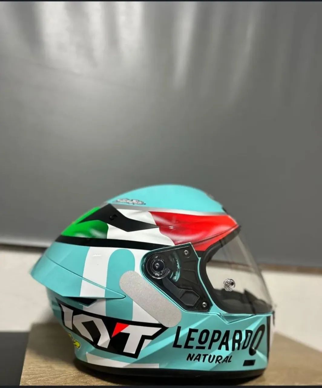 Capacete KYT LEOPARD USADO CONSERVADO - Foto 3