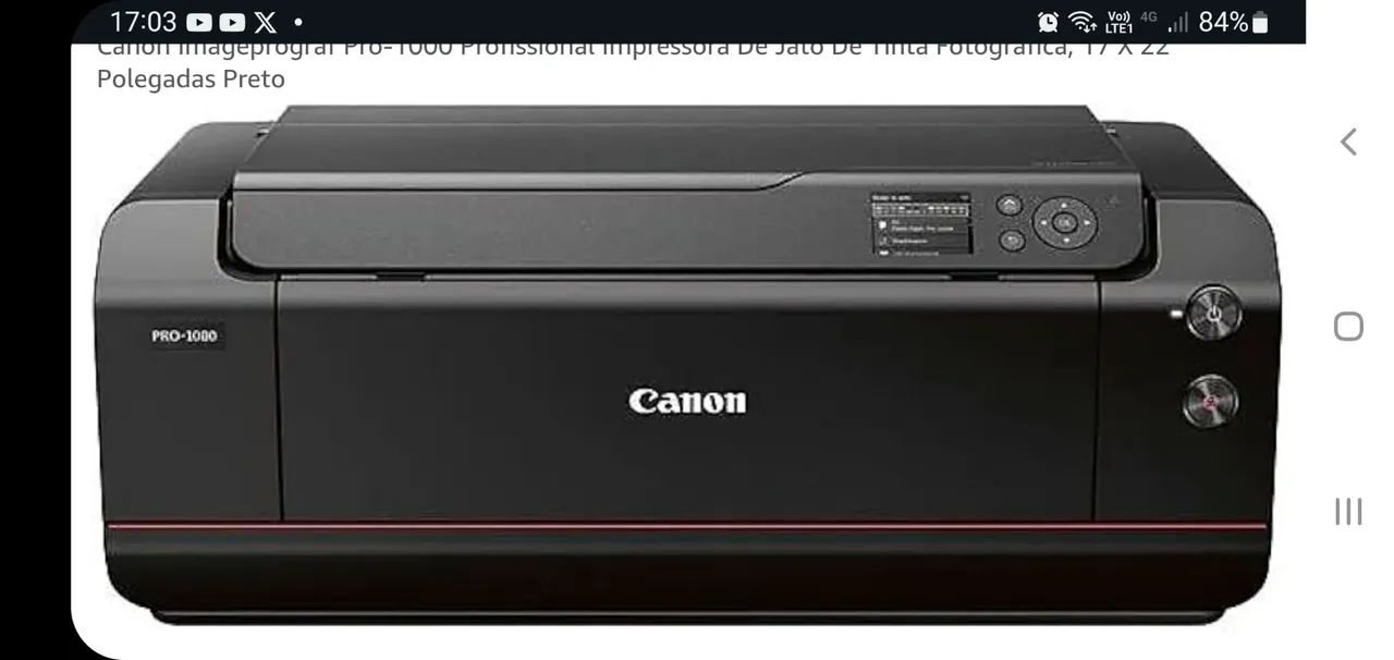 Impressora Canon Pro 1000