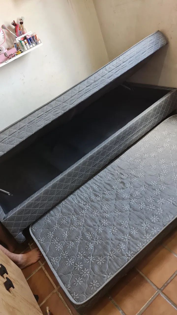 Cama box baú solteirão com cama auxiliar  - Foto 3