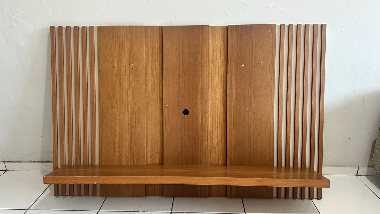 PAINEL DE TV RIPADO 100% MDF - LINDO E SOFISTICADO - Foto 4