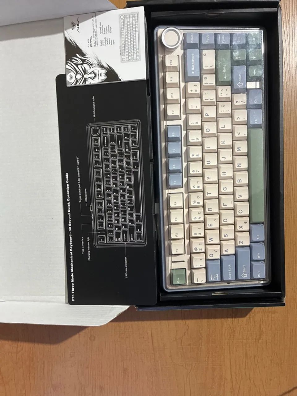 Teclado mecânico aula F75 - Foto 2
