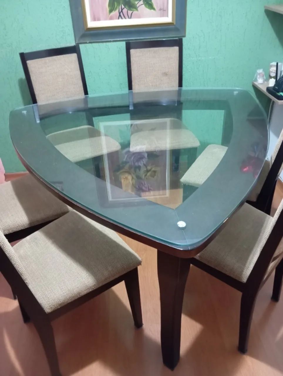 Triangular Dining Table Set65573822068353123