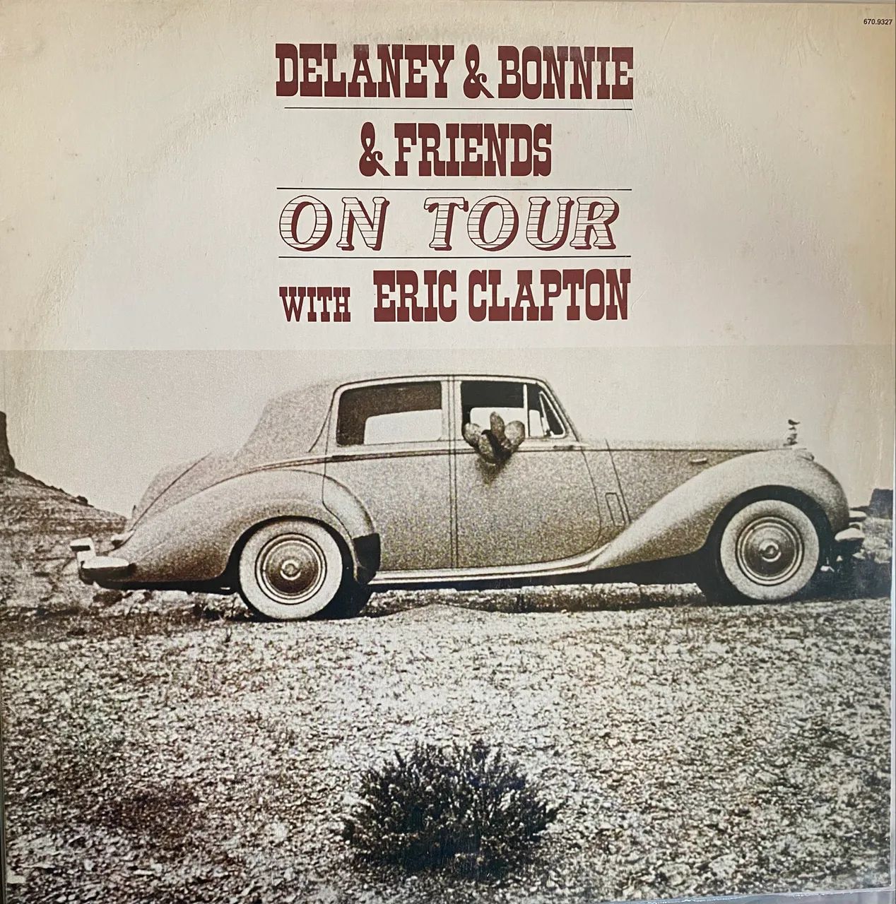Disco de vinil Delaney e Bonnie e friends with Eric Clapton (raro)