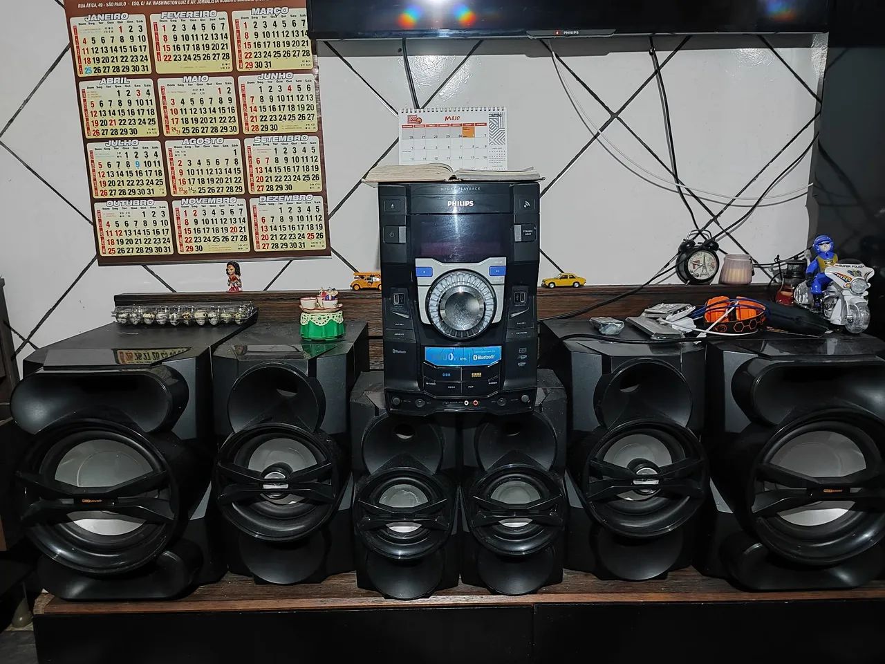 Vendo som Philips 1800rms com bluetooth e controle original - Foto 2