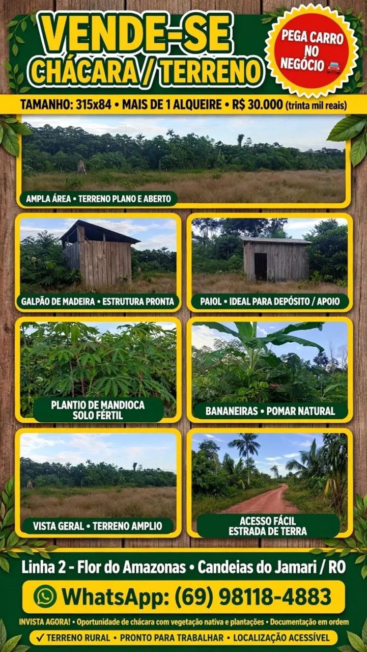 Chácara 30 mil reais 