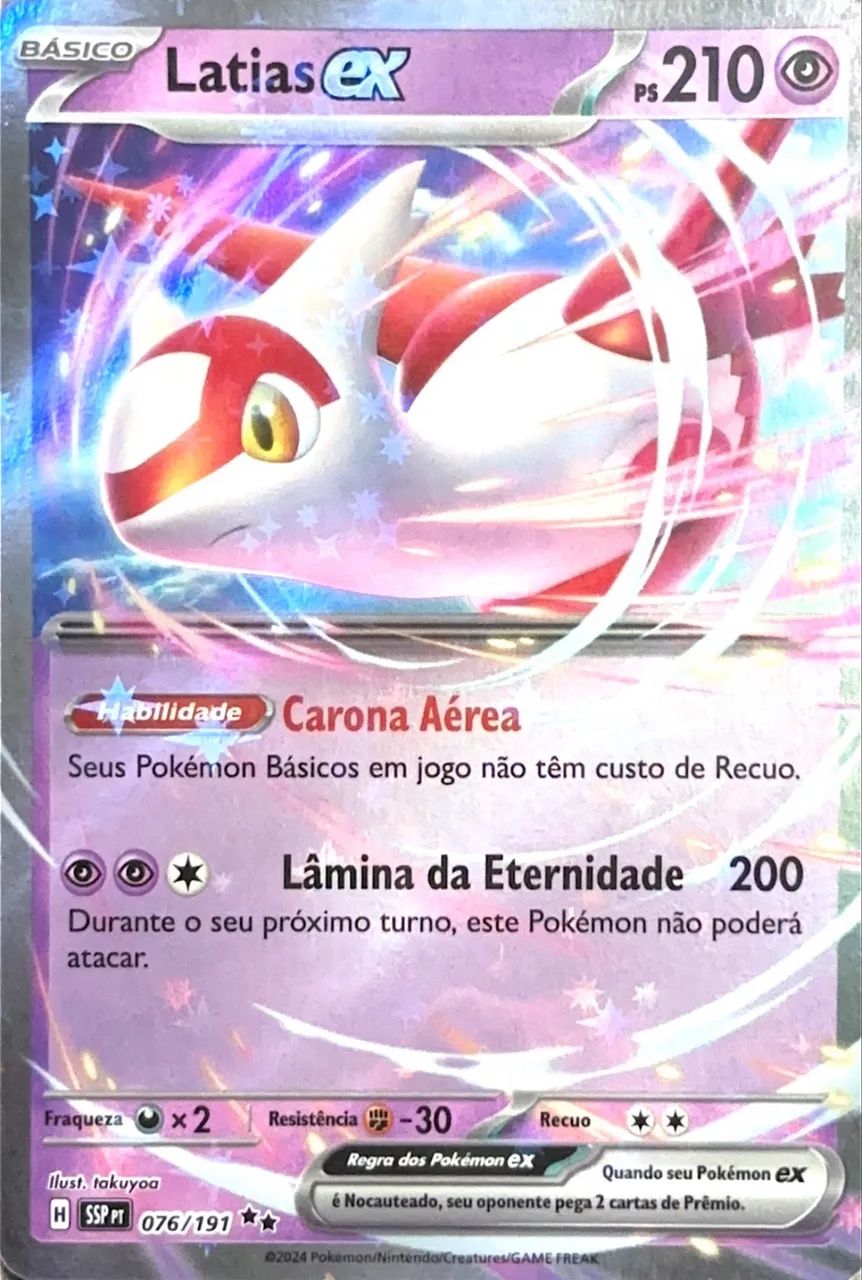 CARTA POKÉMON - LATIAS EX