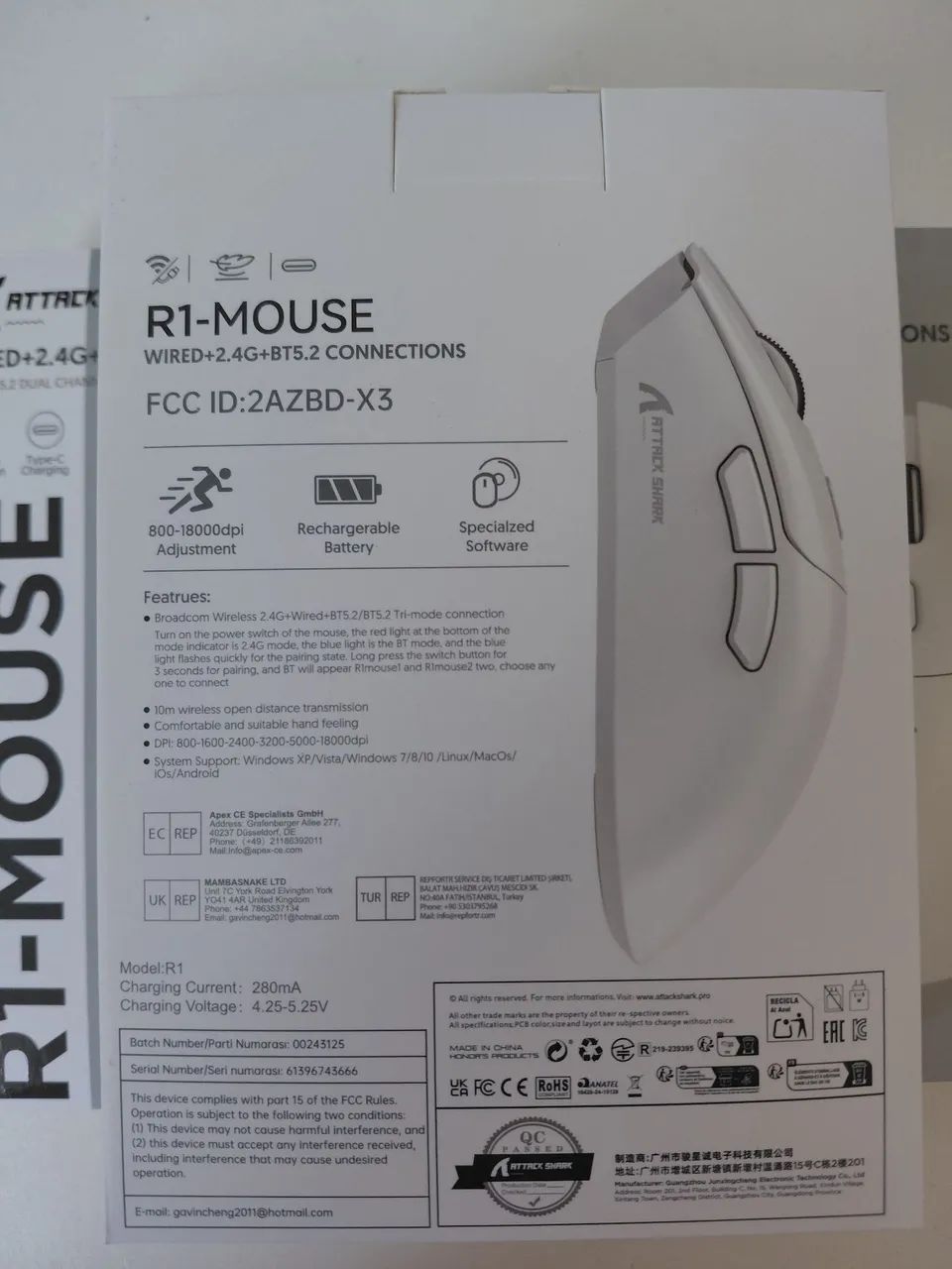 Mouse Attack Shark sem fio - Foto 2