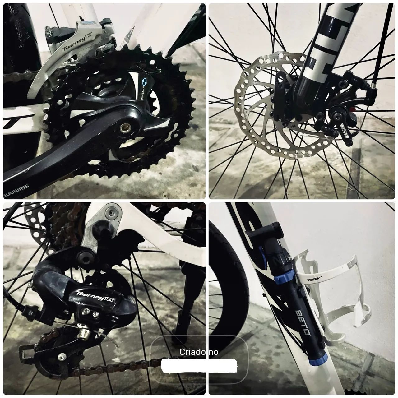 KSW Aro 29 Shimano Pouco Usada + Acessórios - Foto 5