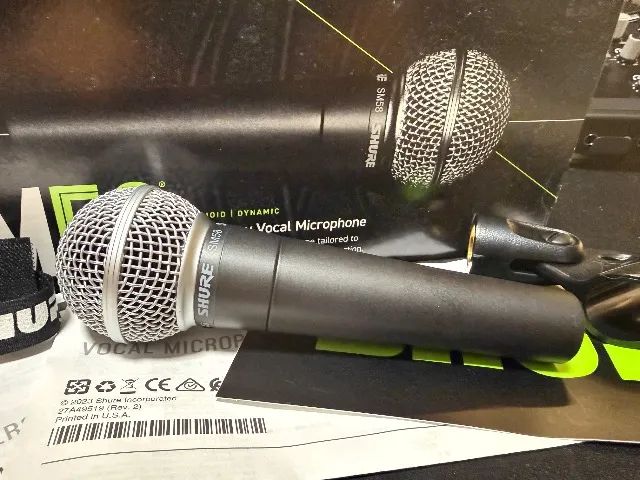 Microfone Shure Sm58 Novo !!!! Na caixa  - Foto 2