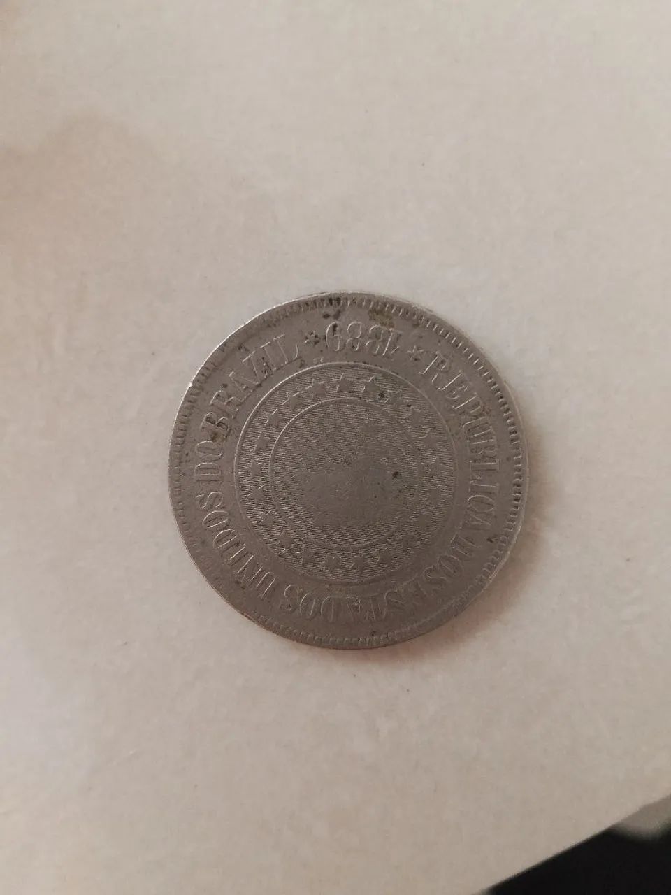 Moeda 200 Reis - 1889 - Foto 2