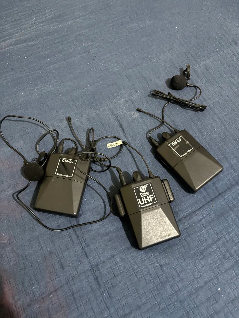 Debra Microfone Lapela Audio Uhf 30