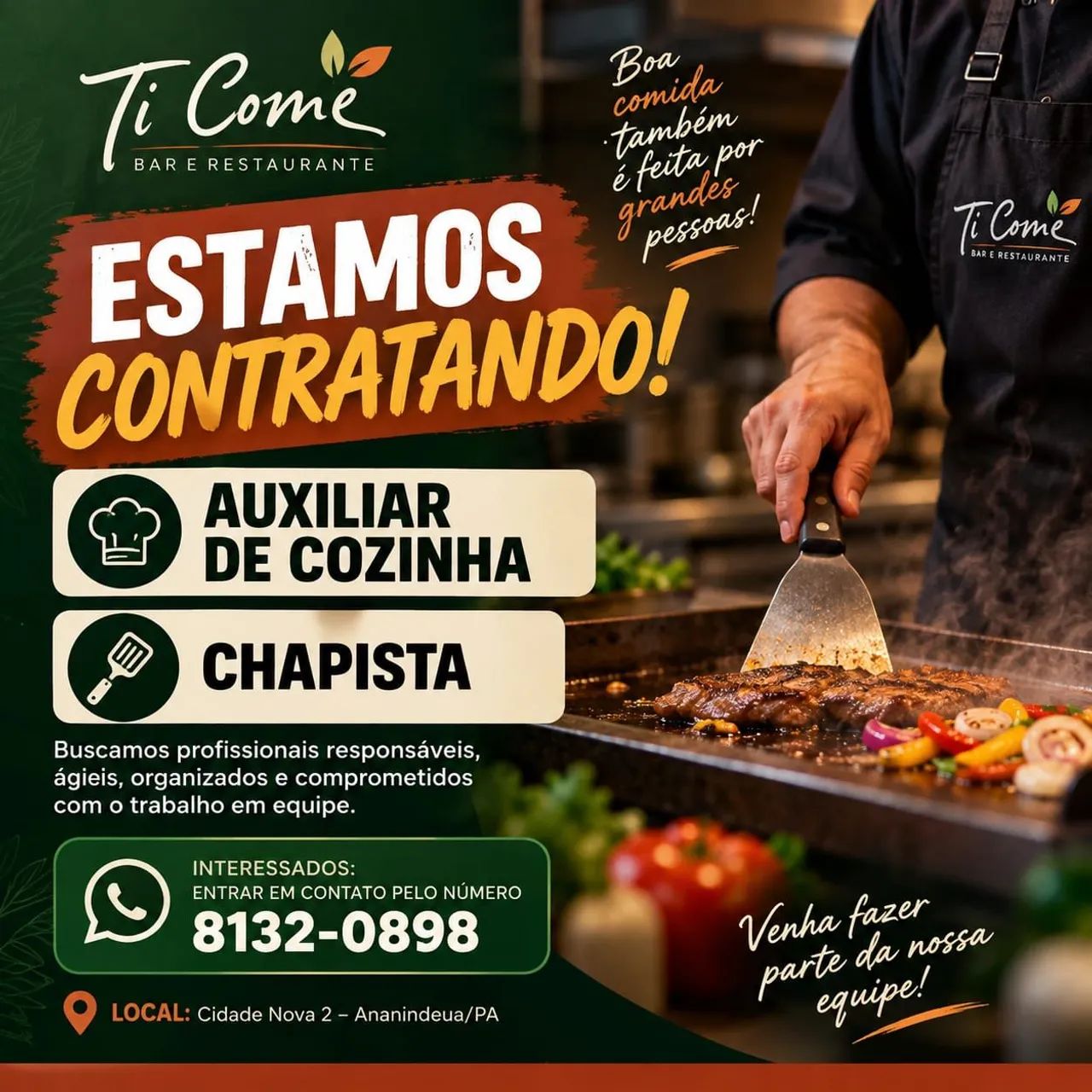 Estamos contratando 