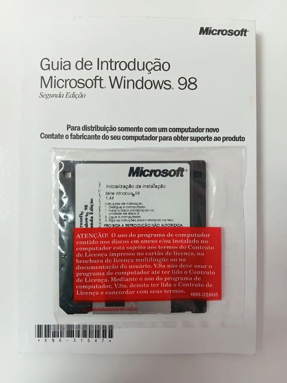 Cd Windows 98 se original boot disquete manual - Periféricos e