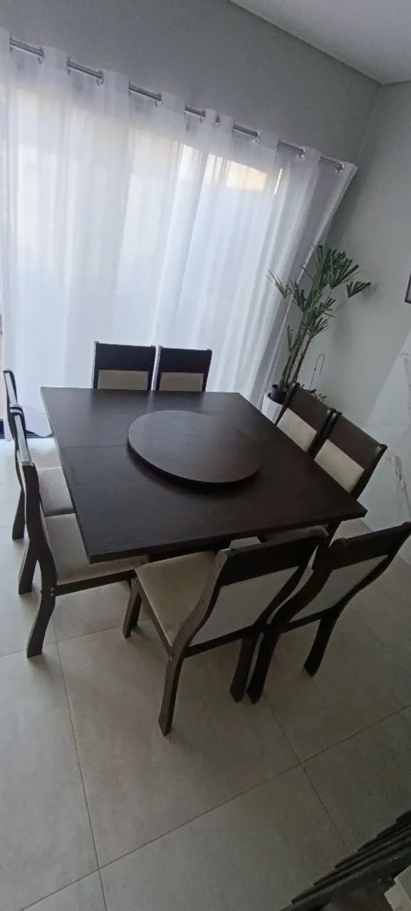 Mesa de jantar com 8 cadeiras - Foto 2