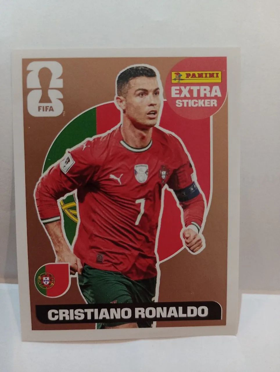 Figurinha legends Cristiano Ronaldo 
