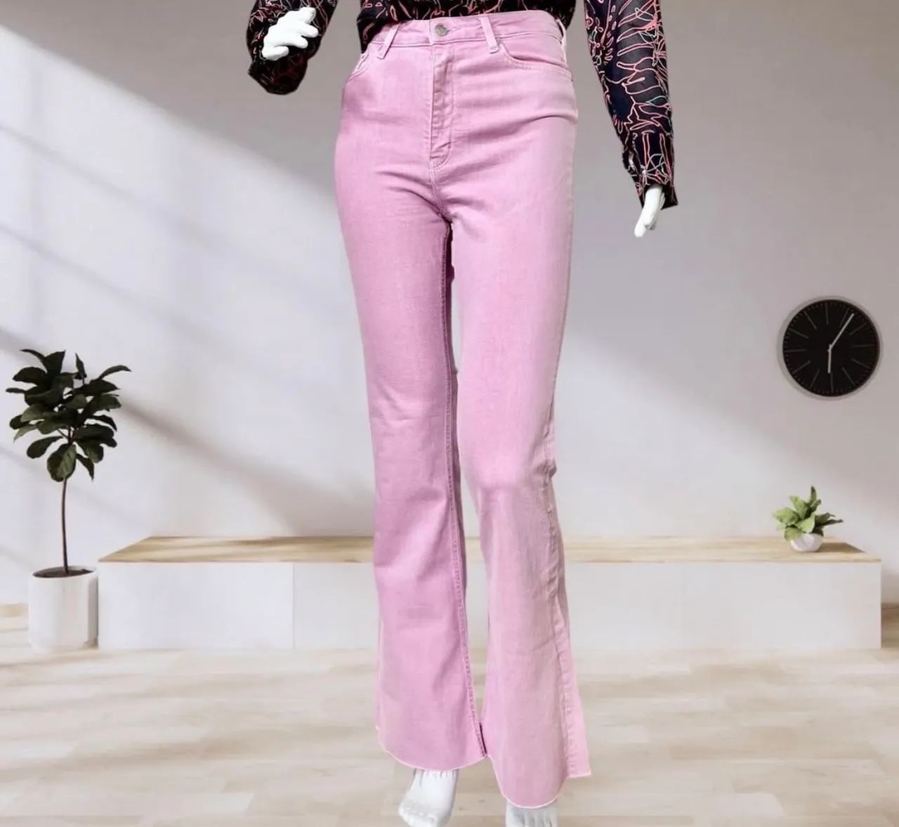 Calça Zara rosa