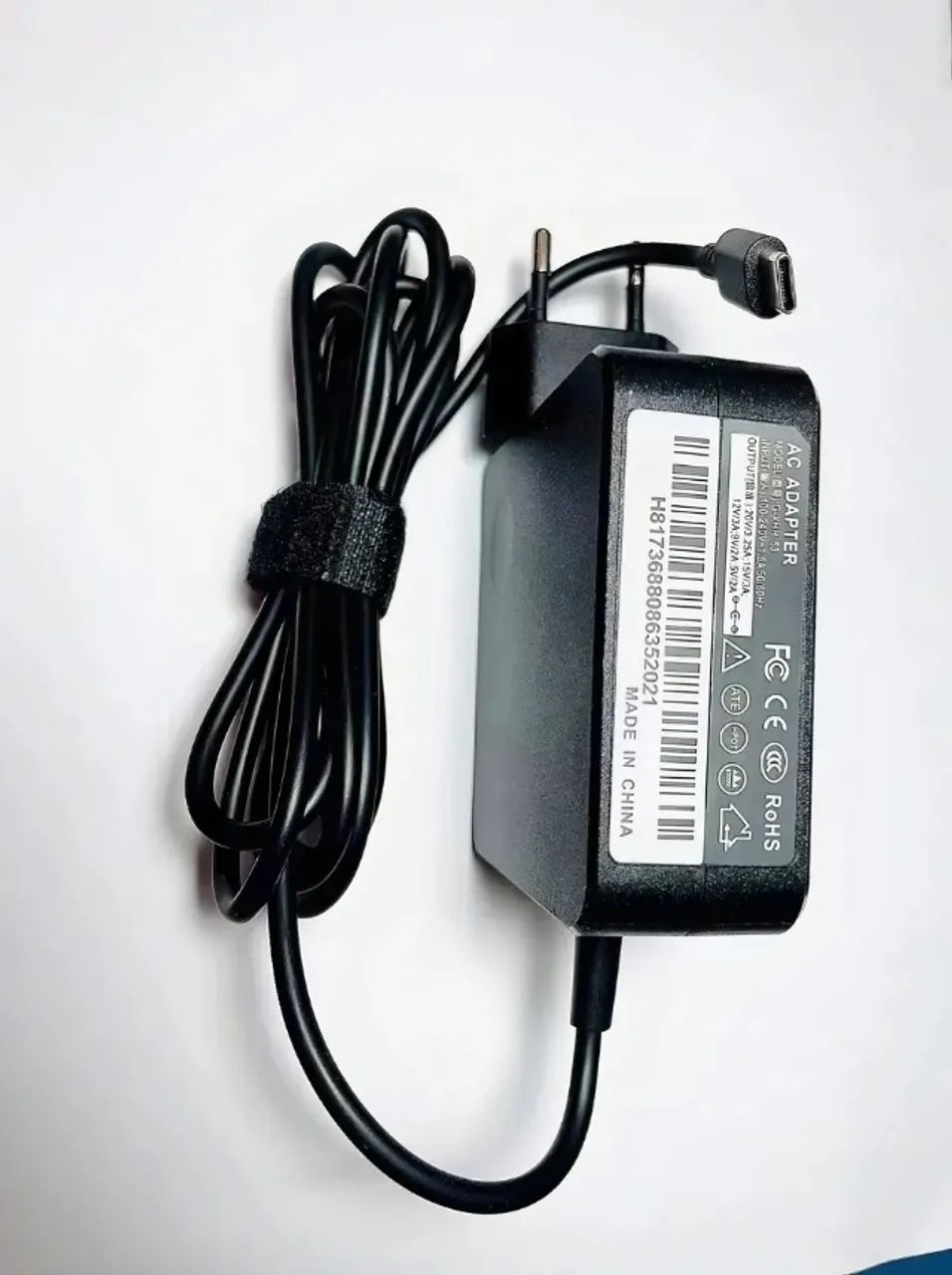 Fonte Carregador Compatível Com  Notebook Lenovo Dell Hp 65w Tipo-c Usb-c - Loja Coimbra - Foto 3