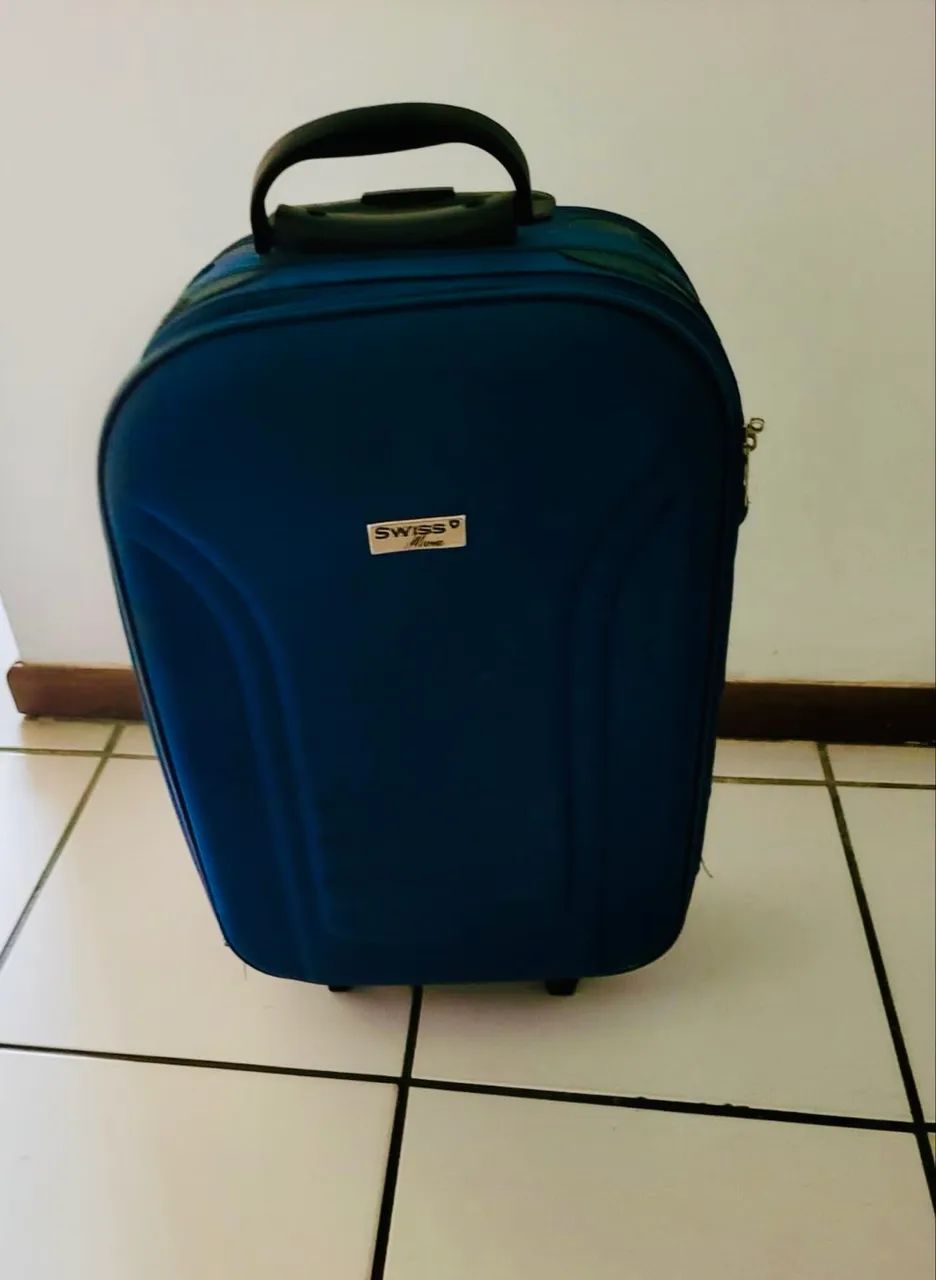 Mala de Viagem 10kg a 12kg Azul Marinho NOVA