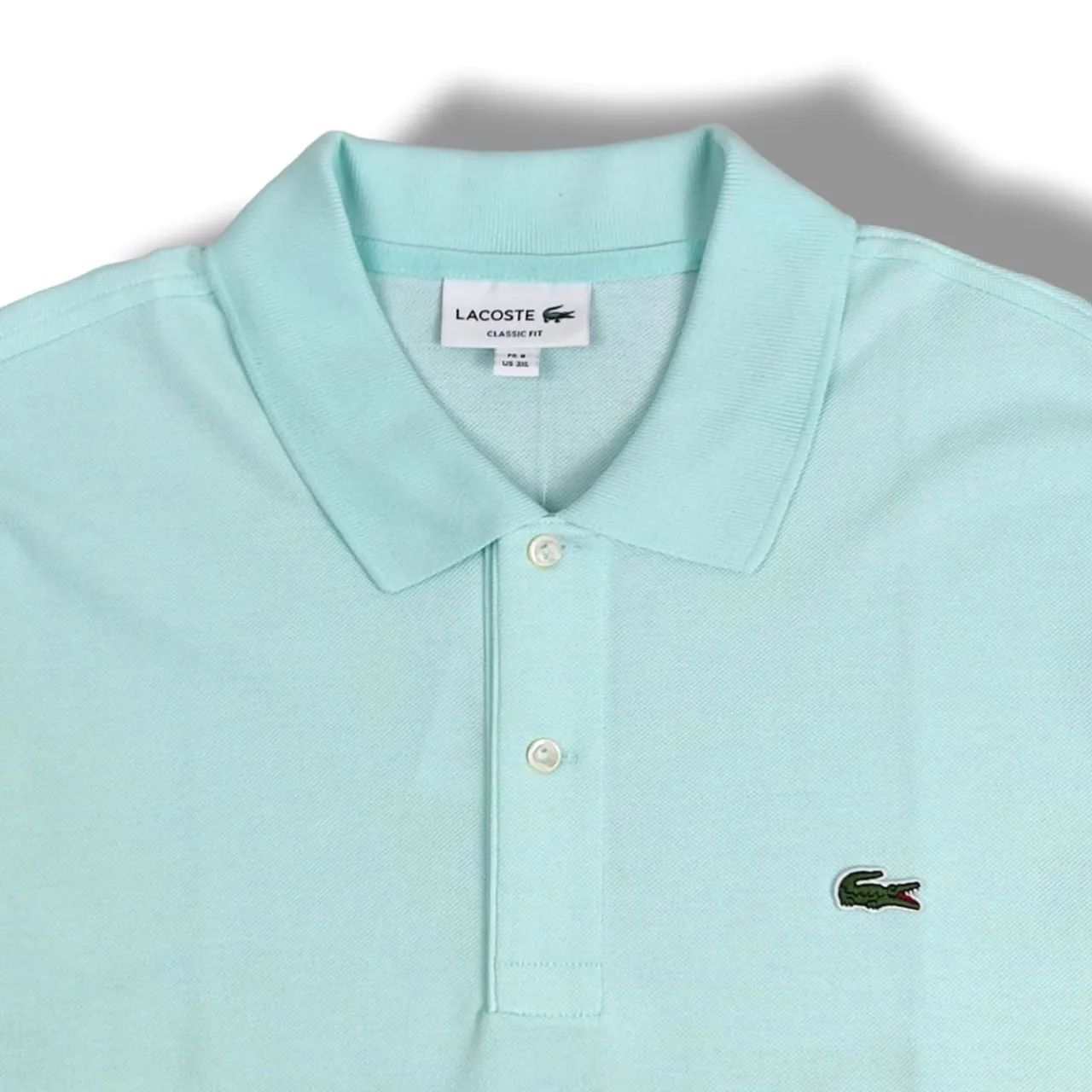 Camisa Lacoste verde água  - Foto 2