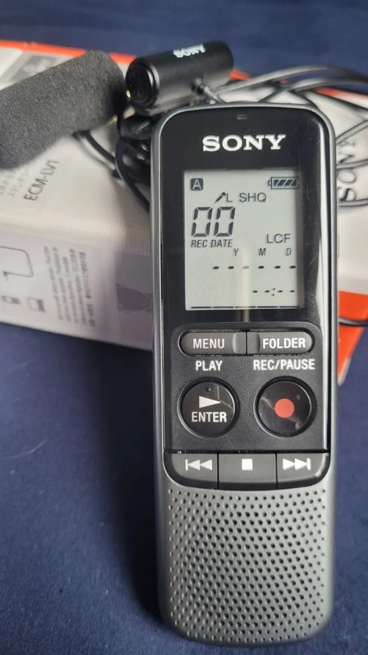 Gravador e lapela Sony - Foto 4
