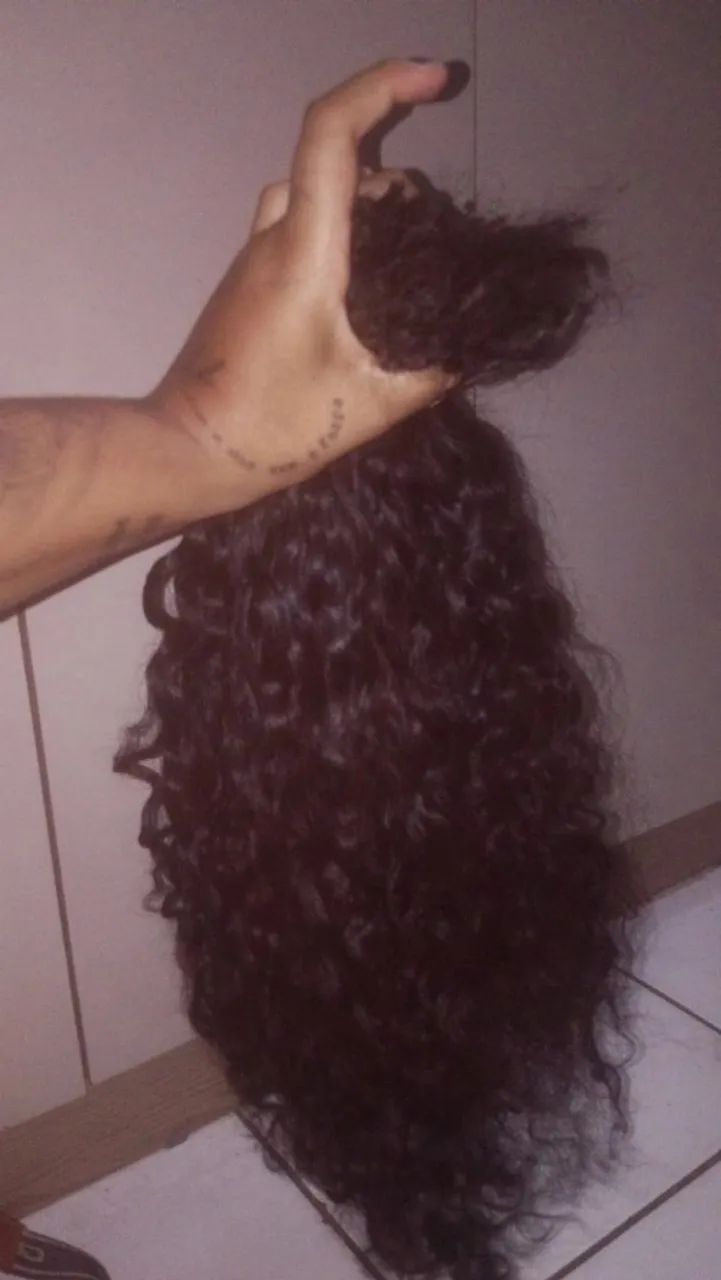 Cabelo cacheado 65 cm - Foto 2